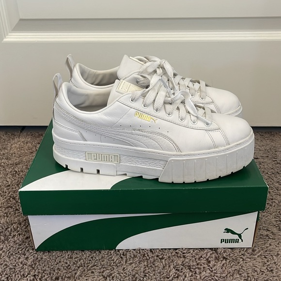 White Puma Mayze Classic Women’s size 10 - Picture 6 of 9